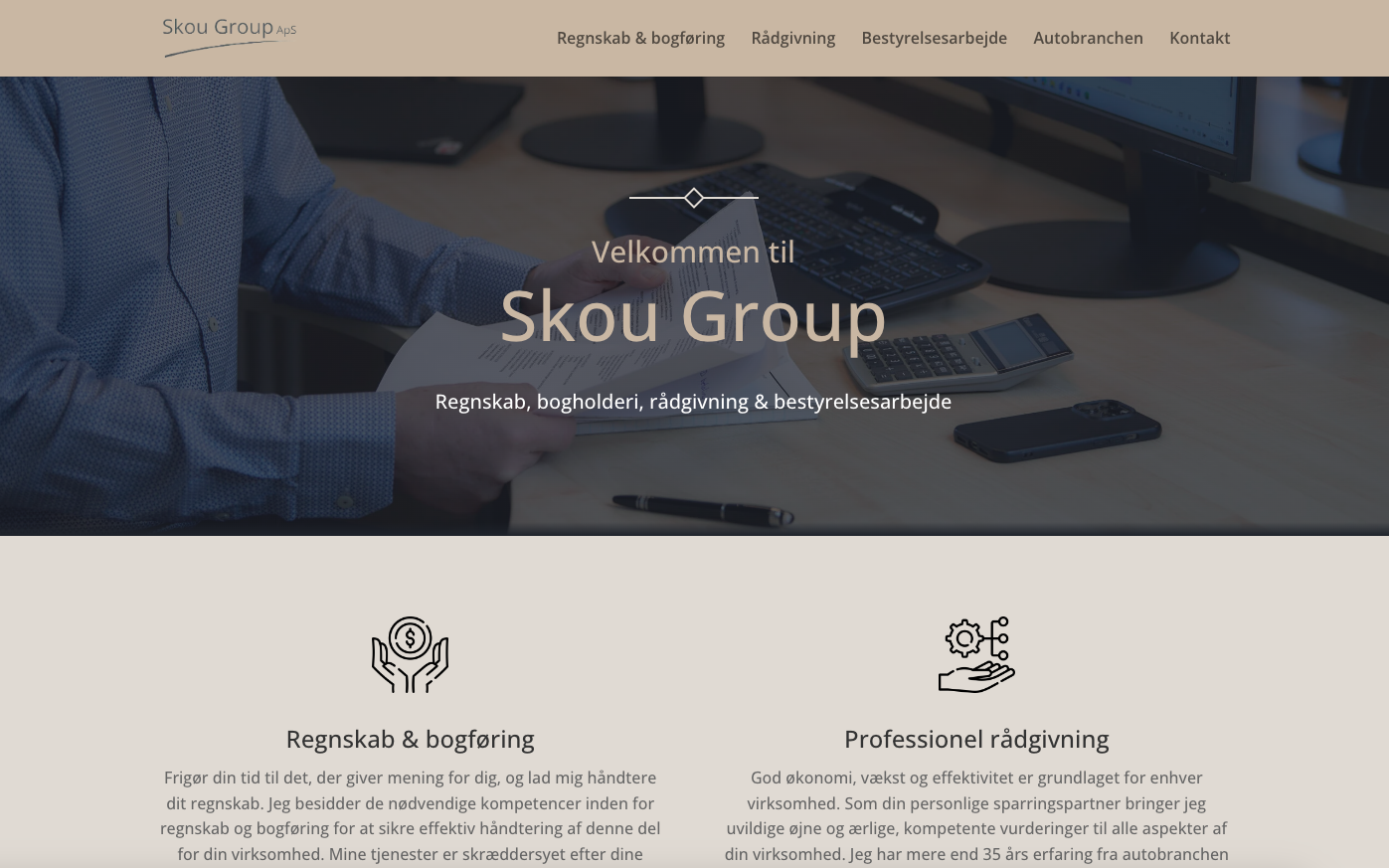 skou group hjemmeside